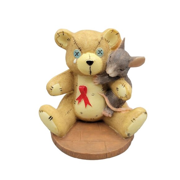 Charming Tails You Are Not Alone 1st Charity Piece AMFAR Retired 1996 Silvestri - Picture 1 of 7